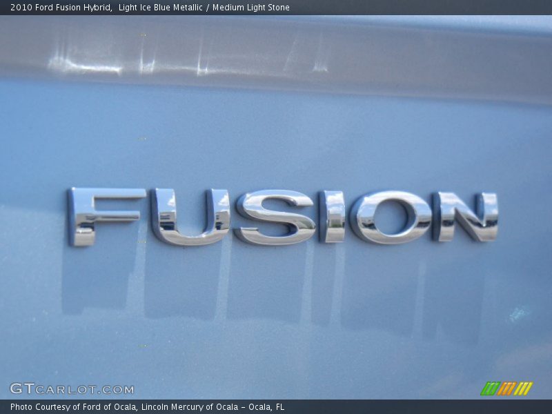 Light Ice Blue Metallic / Medium Light Stone 2010 Ford Fusion Hybrid
