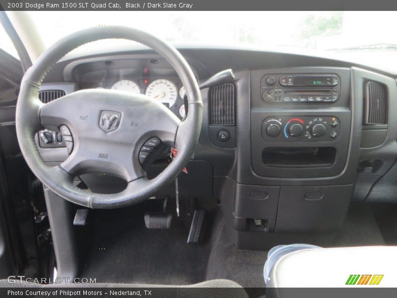 Black / Dark Slate Gray 2003 Dodge Ram 1500 SLT Quad Cab