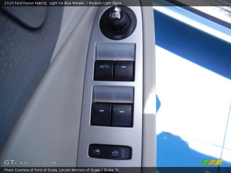 Light Ice Blue Metallic / Medium Light Stone 2010 Ford Fusion Hybrid