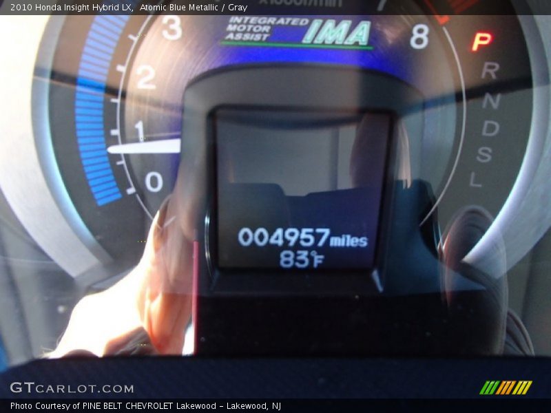 Atomic Blue Metallic / Gray 2010 Honda Insight Hybrid LX