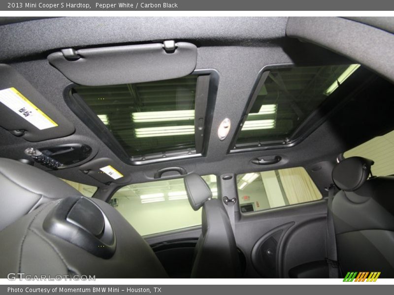 Pepper White / Carbon Black 2013 Mini Cooper S Hardtop