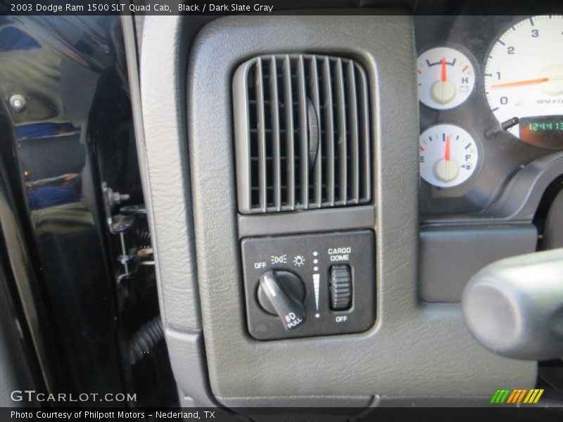 Black / Dark Slate Gray 2003 Dodge Ram 1500 SLT Quad Cab