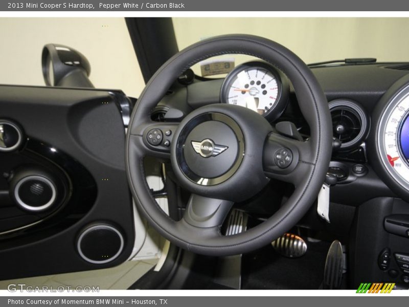Pepper White / Carbon Black 2013 Mini Cooper S Hardtop