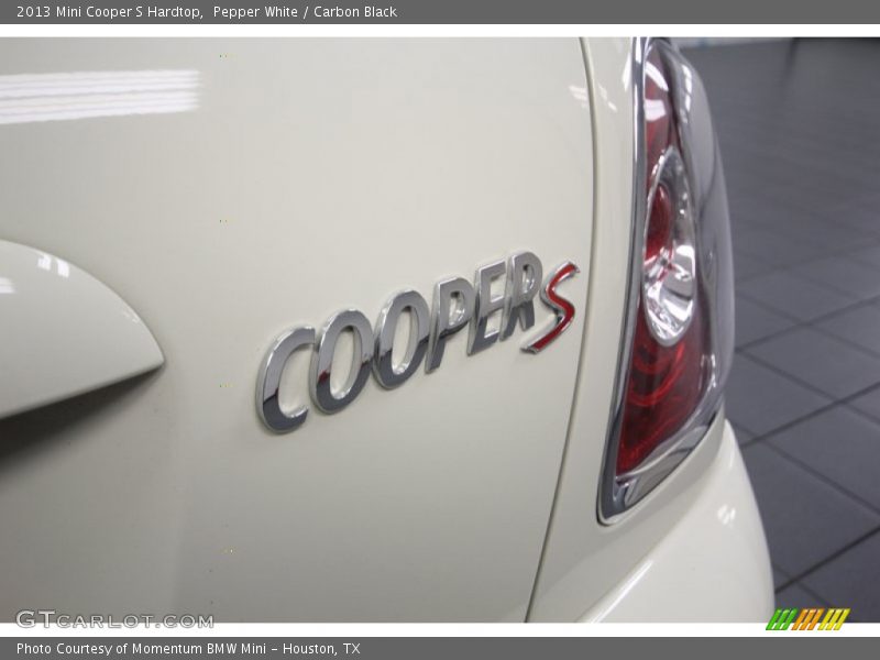 Pepper White / Carbon Black 2013 Mini Cooper S Hardtop