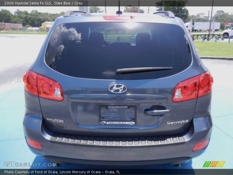 Slate Blue / Gray 2009 Hyundai Santa Fe GLS
