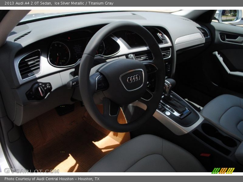 Ice Silver Metallic / Titanium Gray 2013 Audi A4 2.0T Sedan
