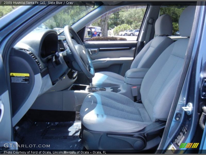Slate Blue / Gray 2009 Hyundai Santa Fe GLS
