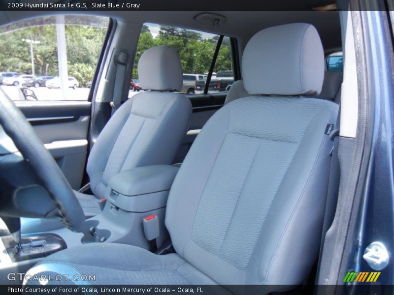 Slate Blue / Gray 2009 Hyundai Santa Fe GLS