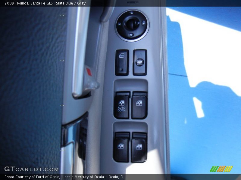 Slate Blue / Gray 2009 Hyundai Santa Fe GLS
