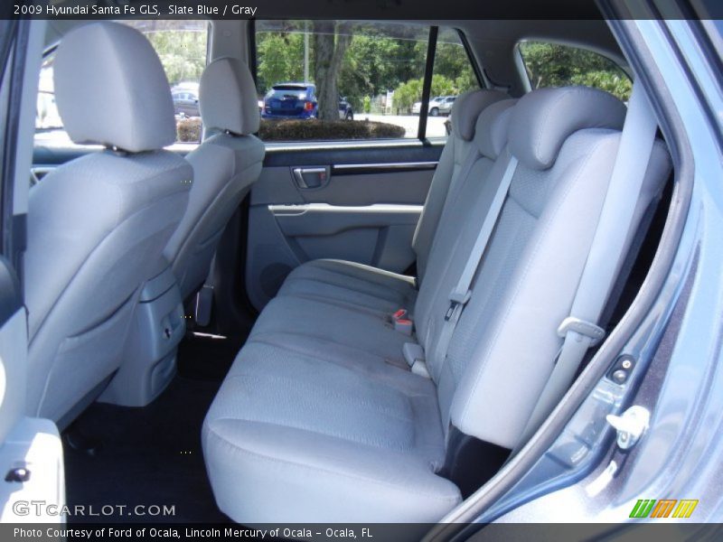 Slate Blue / Gray 2009 Hyundai Santa Fe GLS