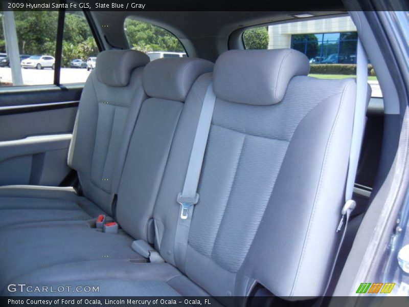 Slate Blue / Gray 2009 Hyundai Santa Fe GLS