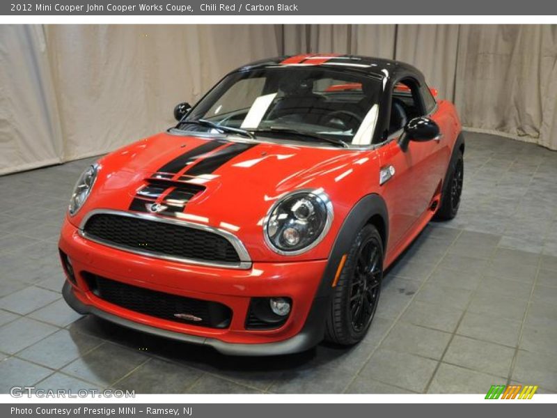 Chili Red / Carbon Black 2012 Mini Cooper John Cooper Works Coupe