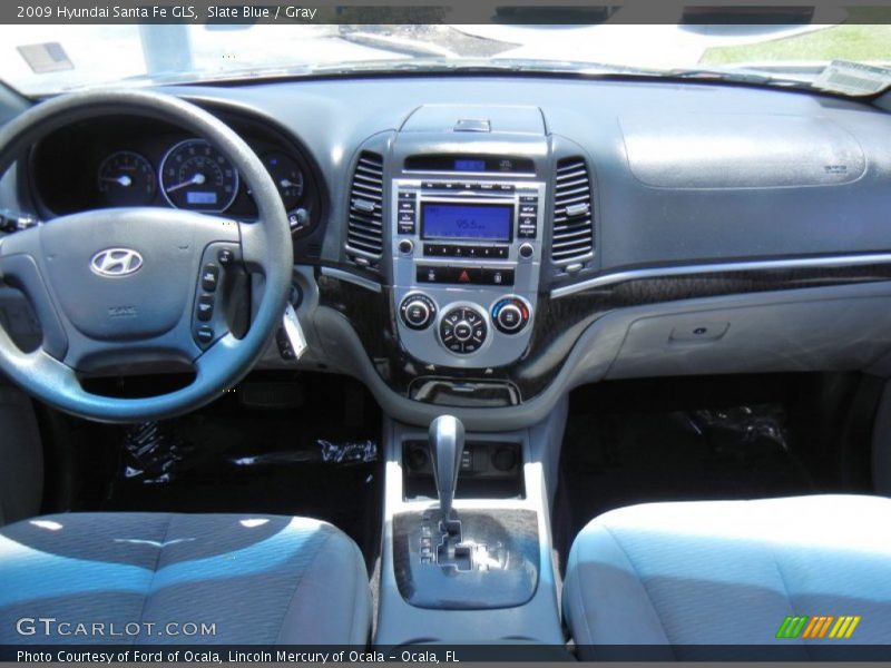 Slate Blue / Gray 2009 Hyundai Santa Fe GLS