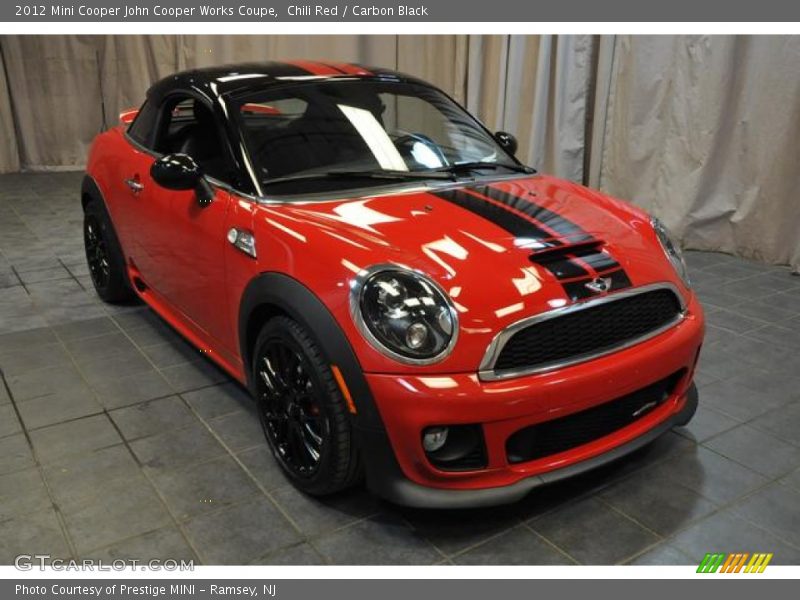 Chili Red / Carbon Black 2012 Mini Cooper John Cooper Works Coupe