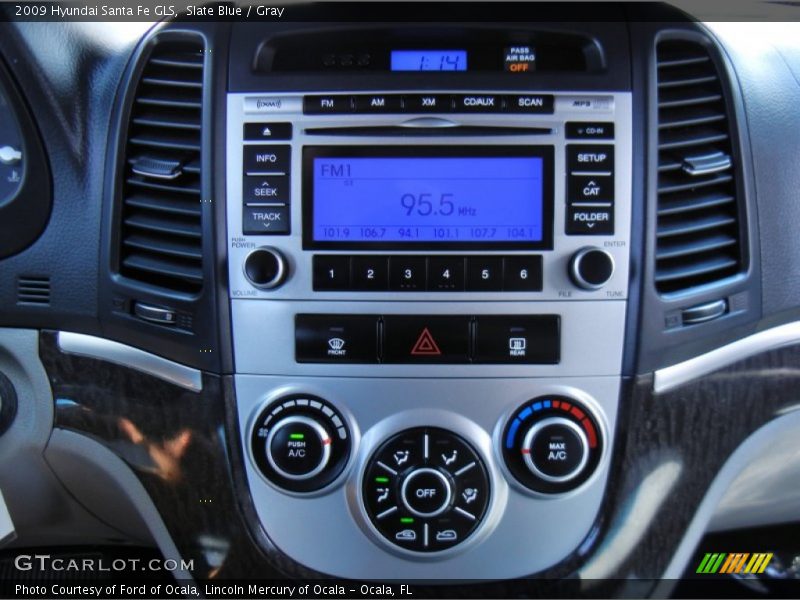 Slate Blue / Gray 2009 Hyundai Santa Fe GLS