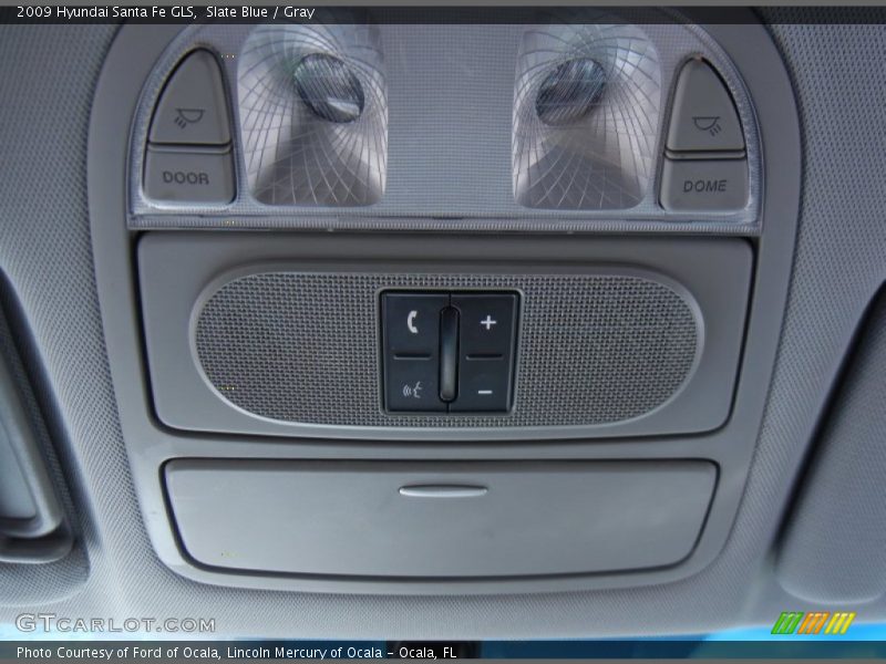 Slate Blue / Gray 2009 Hyundai Santa Fe GLS