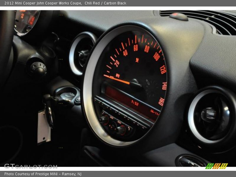 Chili Red / Carbon Black 2012 Mini Cooper John Cooper Works Coupe