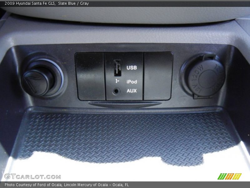 Slate Blue / Gray 2009 Hyundai Santa Fe GLS