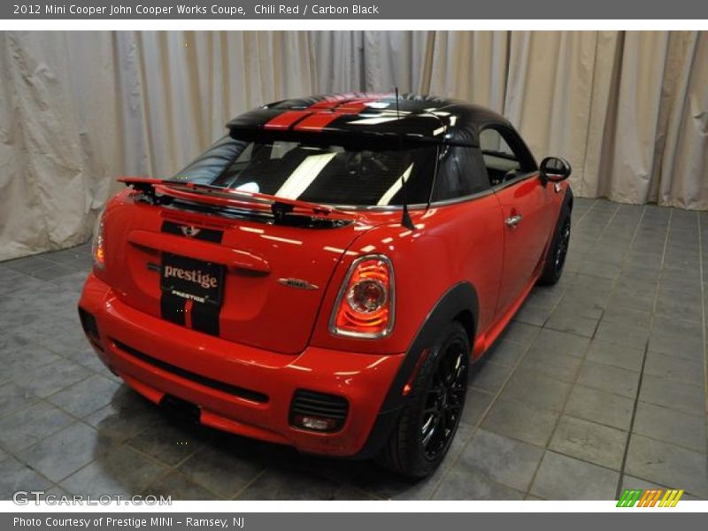 Chili Red / Carbon Black 2012 Mini Cooper John Cooper Works Coupe