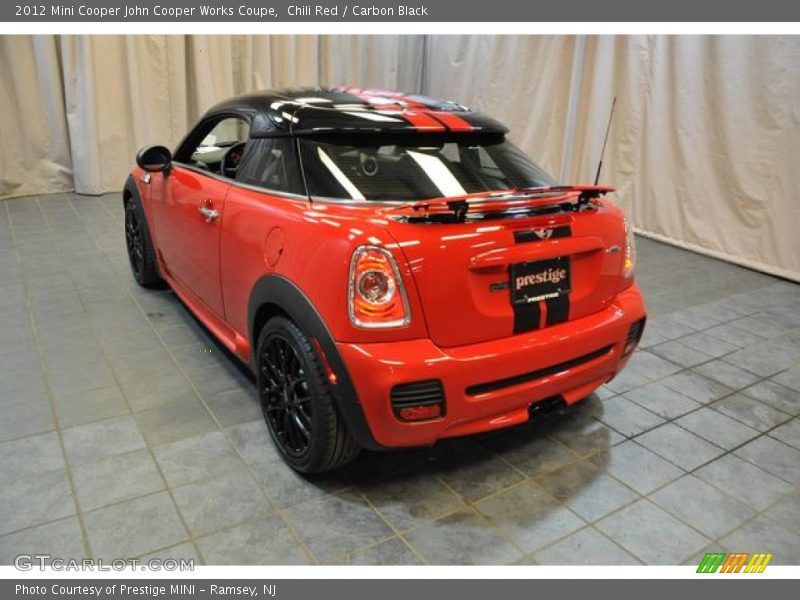 Chili Red / Carbon Black 2012 Mini Cooper John Cooper Works Coupe