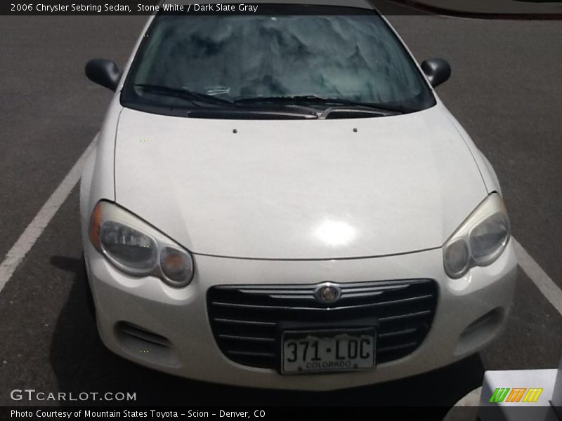 Stone White / Dark Slate Gray 2006 Chrysler Sebring Sedan