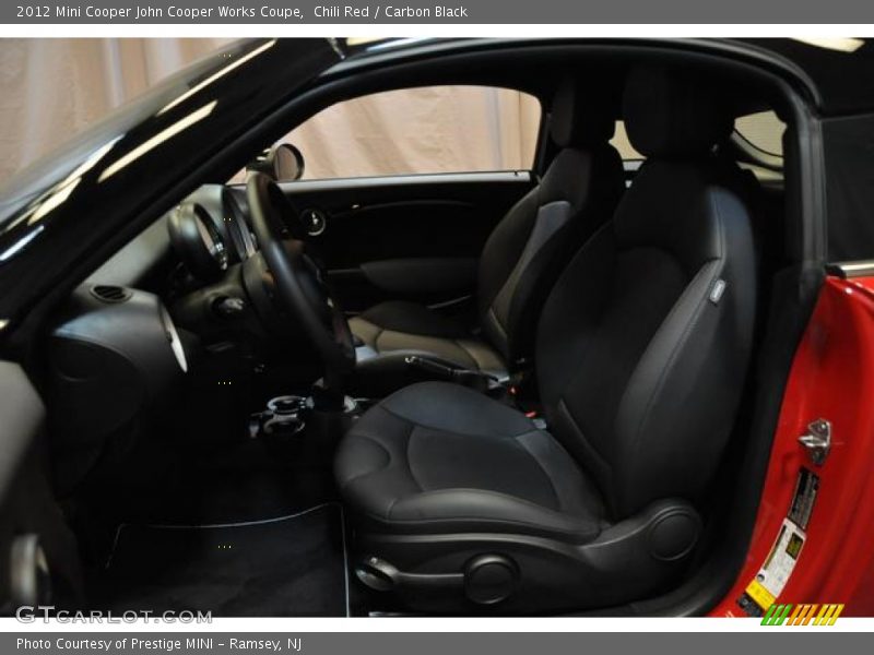 Chili Red / Carbon Black 2012 Mini Cooper John Cooper Works Coupe