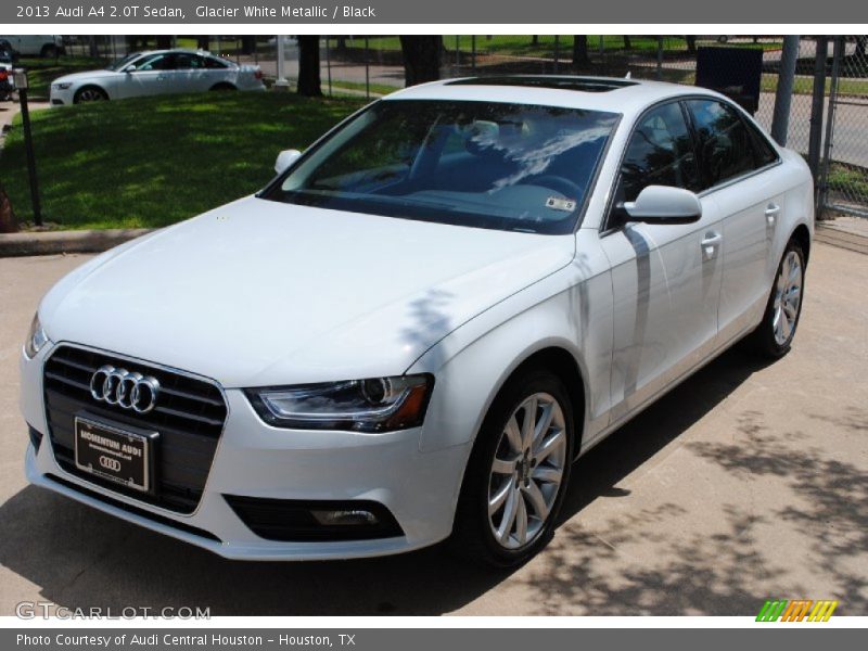 Glacier White Metallic / Black 2013 Audi A4 2.0T Sedan