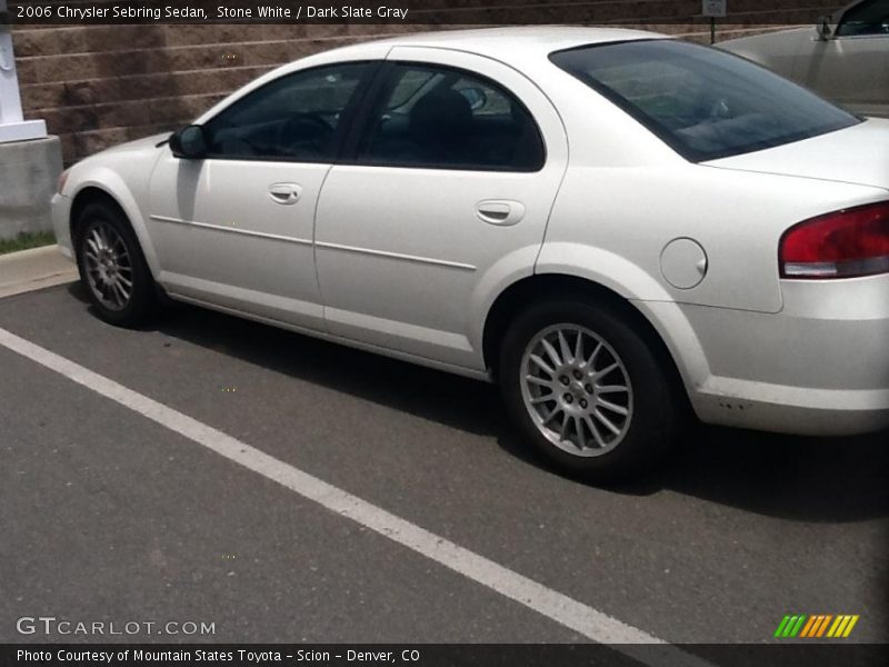 Stone White / Dark Slate Gray 2006 Chrysler Sebring Sedan