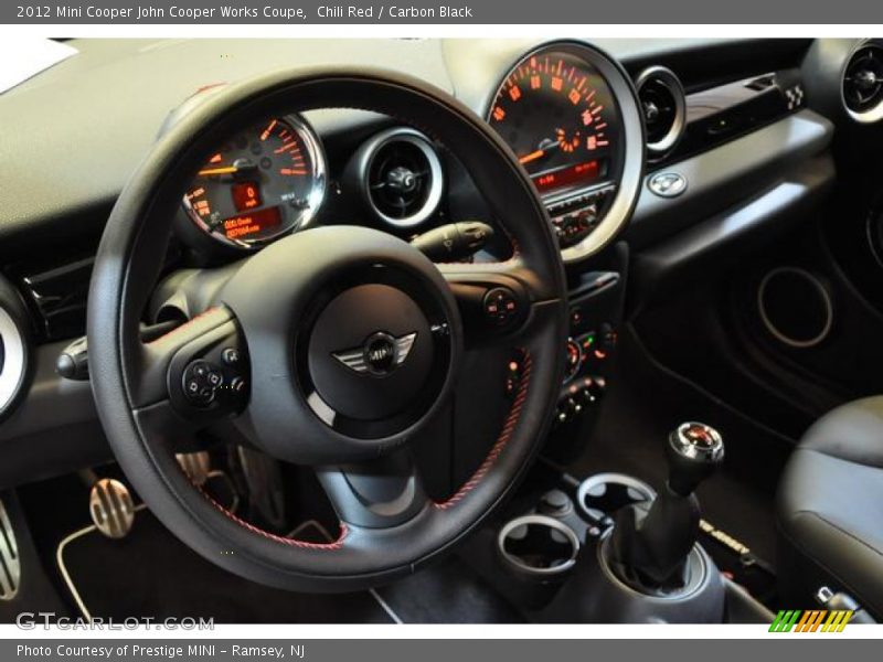 Chili Red / Carbon Black 2012 Mini Cooper John Cooper Works Coupe