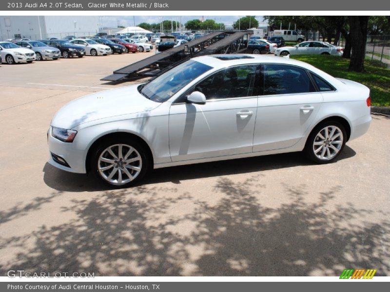 Glacier White Metallic / Black 2013 Audi A4 2.0T Sedan