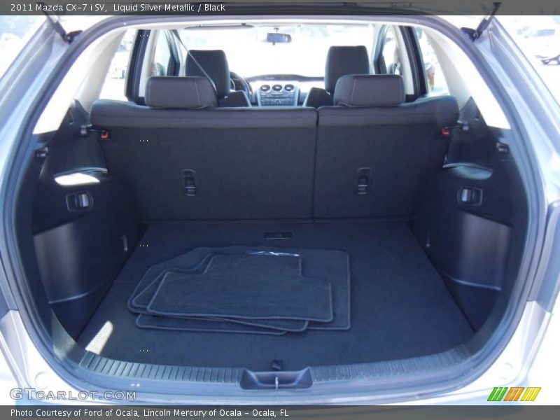 Liquid Silver Metallic / Black 2011 Mazda CX-7 i SV