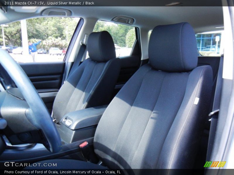 Liquid Silver Metallic / Black 2011 Mazda CX-7 i SV