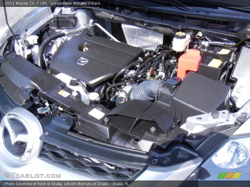Liquid Silver Metallic / Black 2011 Mazda CX-7 i SV