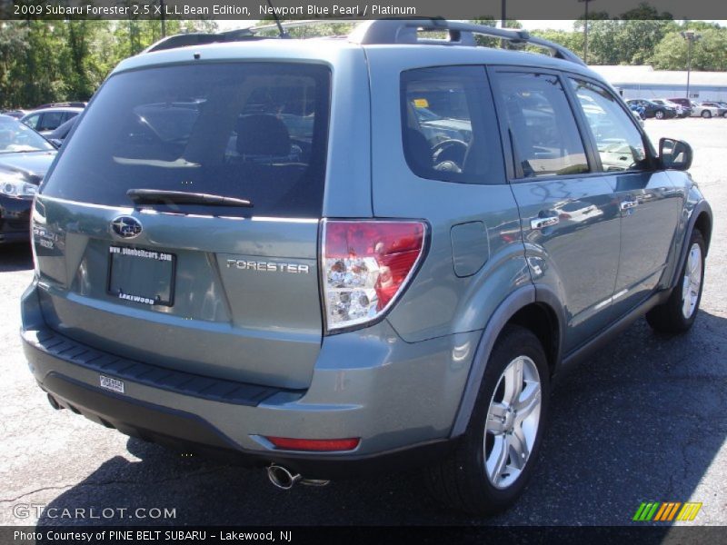 Newport Blue Pearl / Platinum 2009 Subaru Forester 2.5 X L.L.Bean Edition