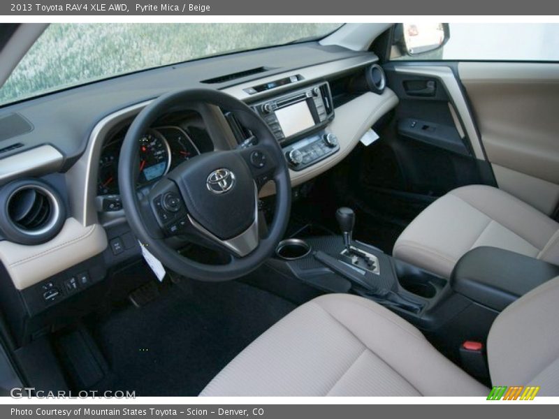Pyrite Mica / Beige 2013 Toyota RAV4 XLE AWD