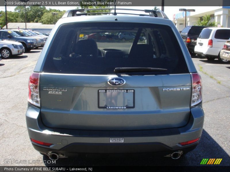 Newport Blue Pearl / Platinum 2009 Subaru Forester 2.5 X L.L.Bean Edition