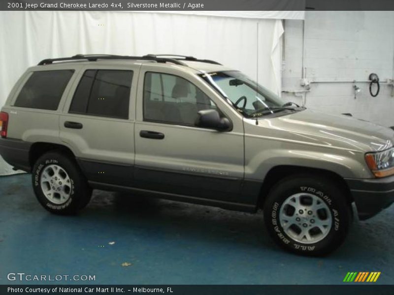 Silverstone Metallic / Agate 2001 Jeep Grand Cherokee Laredo 4x4