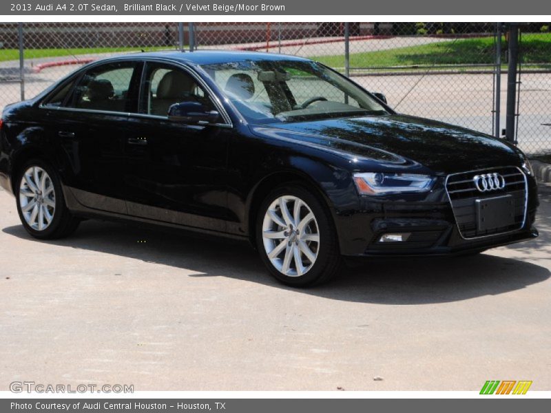 Brilliant Black / Velvet Beige/Moor Brown 2013 Audi A4 2.0T Sedan