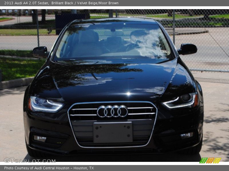 Brilliant Black / Velvet Beige/Moor Brown 2013 Audi A4 2.0T Sedan