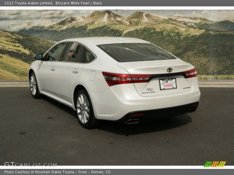 Blizzard White Pearl / Black 2013 Toyota Avalon Limited