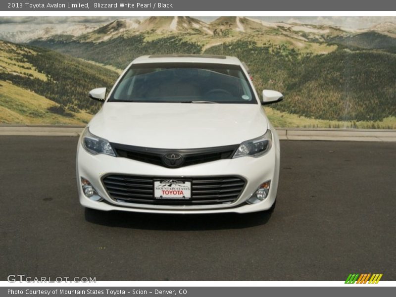 Blizzard White Pearl / Black 2013 Toyota Avalon Limited