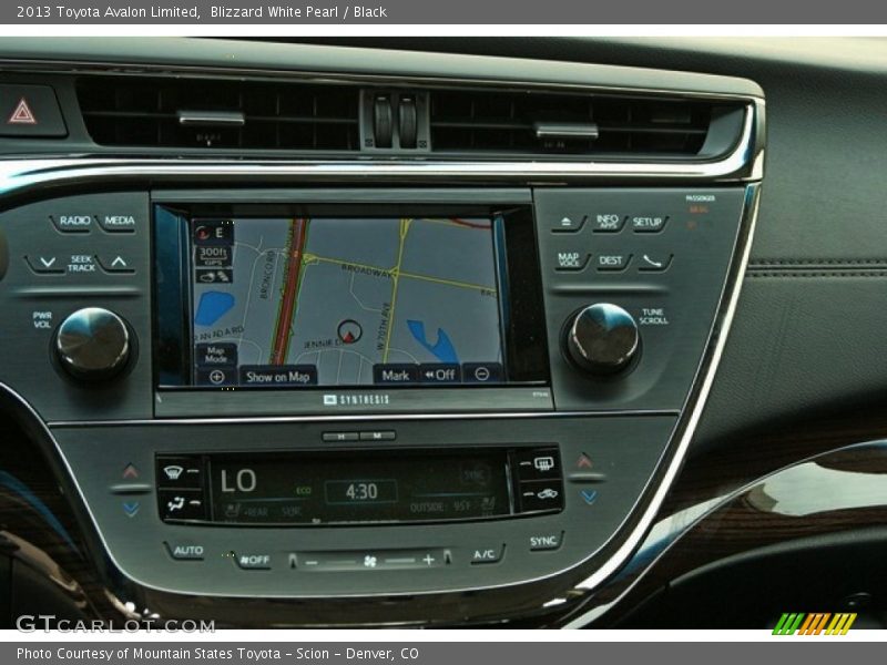 Blizzard White Pearl / Black 2013 Toyota Avalon Limited