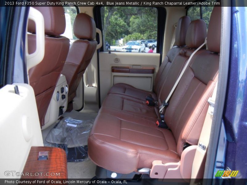 Blue Jeans Metallic / King Ranch Chaparral Leather/Adobe Trim 2013 Ford F350 Super Duty King Ranch Crew Cab 4x4