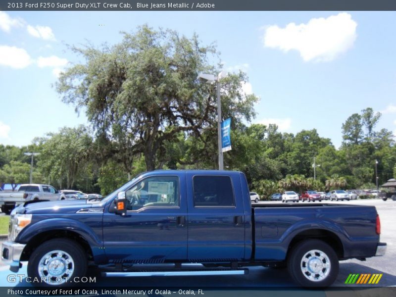  2013 F250 Super Duty XLT Crew Cab Blue Jeans Metallic