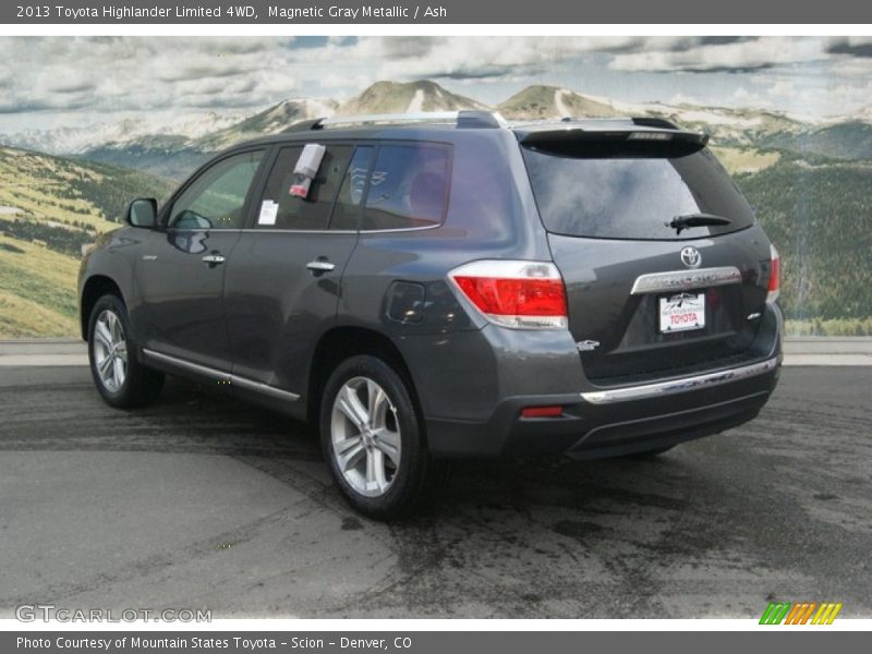 Magnetic Gray Metallic / Ash 2013 Toyota Highlander Limited 4WD