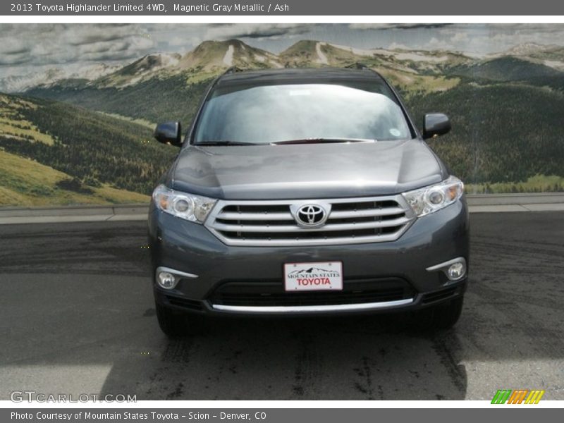 Magnetic Gray Metallic / Ash 2013 Toyota Highlander Limited 4WD