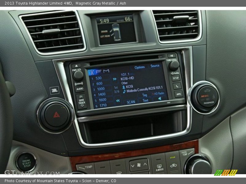 Magnetic Gray Metallic / Ash 2013 Toyota Highlander Limited 4WD