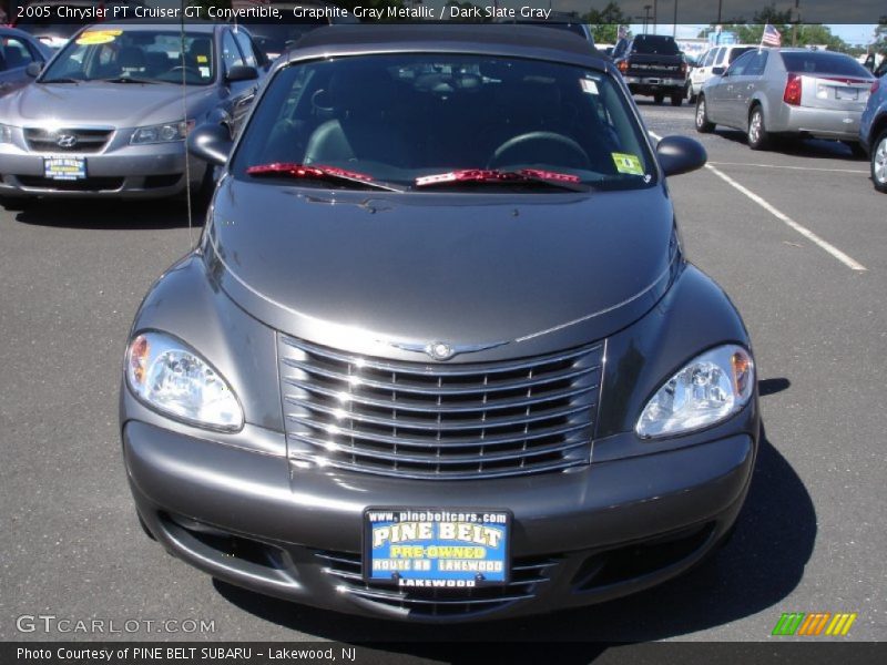 Graphite Gray Metallic / Dark Slate Gray 2005 Chrysler PT Cruiser GT Convertible