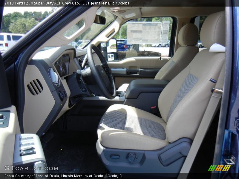 Front Seat of 2013 F250 Super Duty XLT Crew Cab