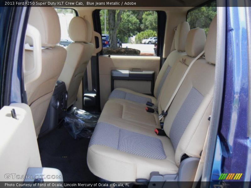 Blue Jeans Metallic / Adobe 2013 Ford F250 Super Duty XLT Crew Cab
